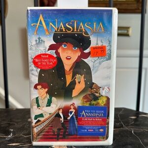 Anastasia VHS Clamshell Voted "Best Family Film of the Year" NIB NWT